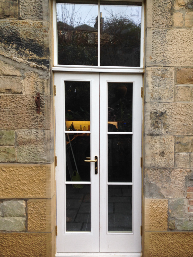 Replacement glass door Bryan Wilkie Joinery